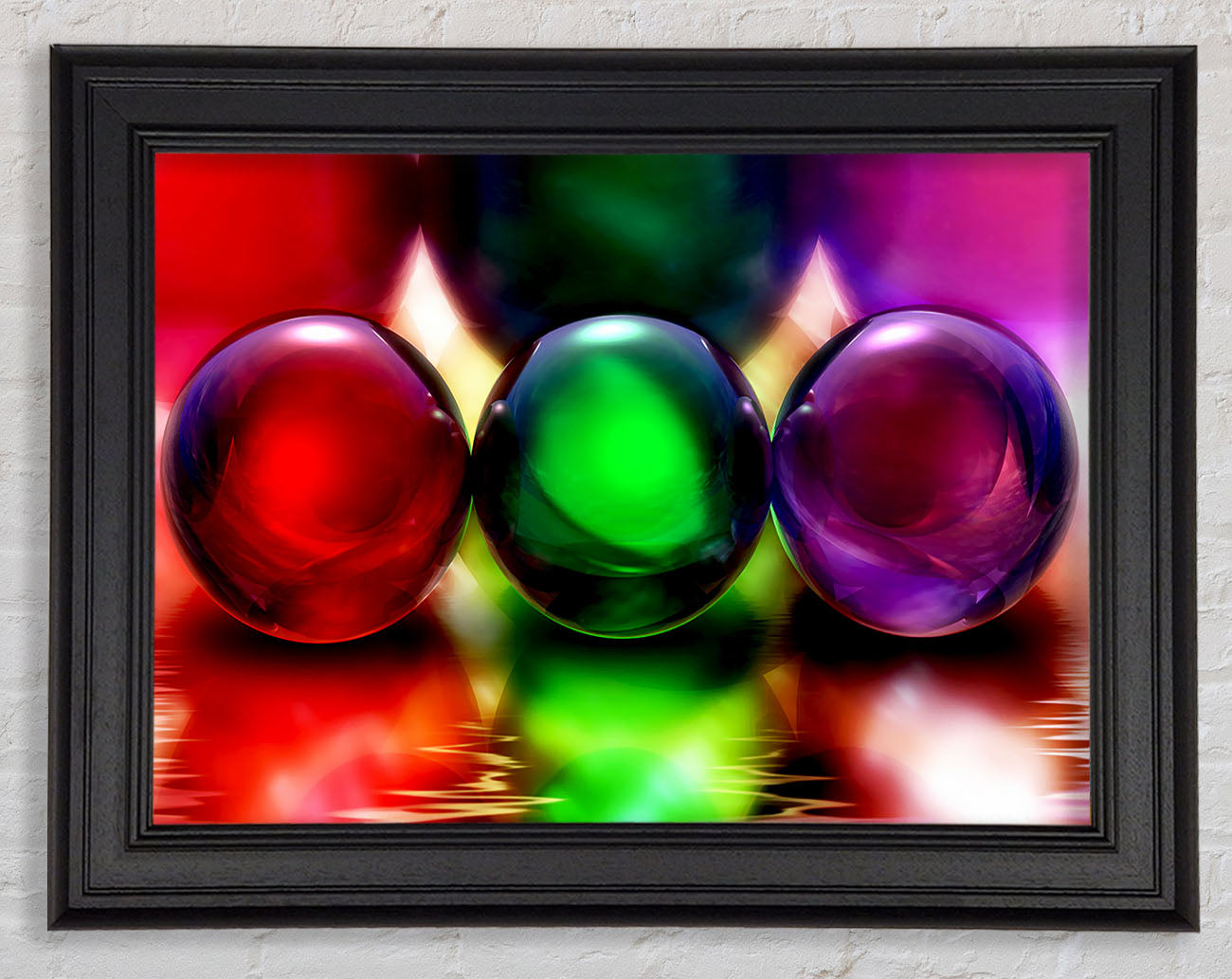 Marbel Trio Framed Print