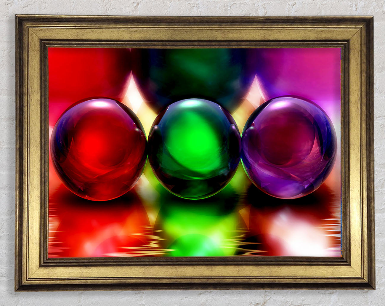 Marbel Trio Framed Print