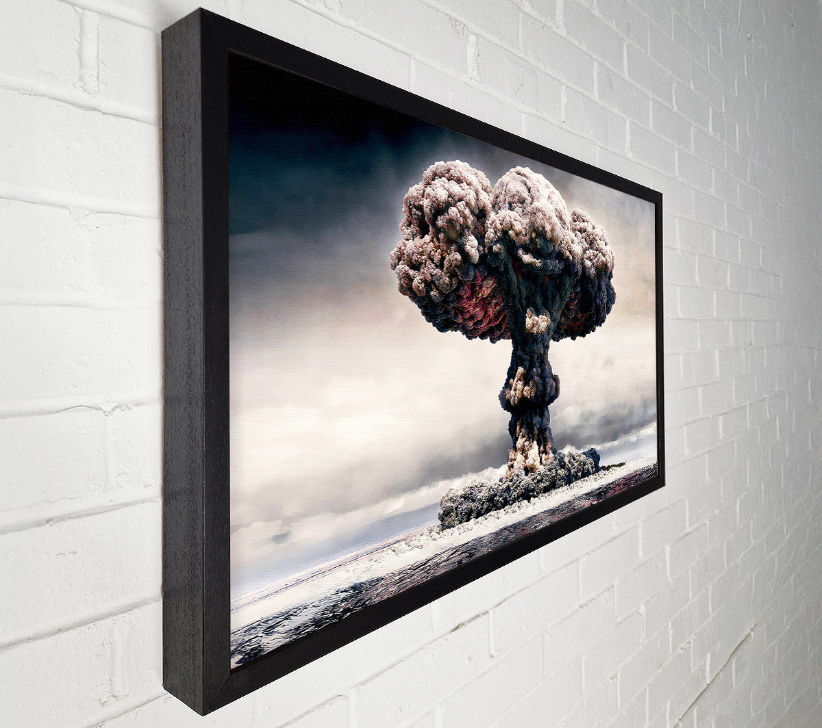 The Atom Bomb Blast Canvas Wall Art