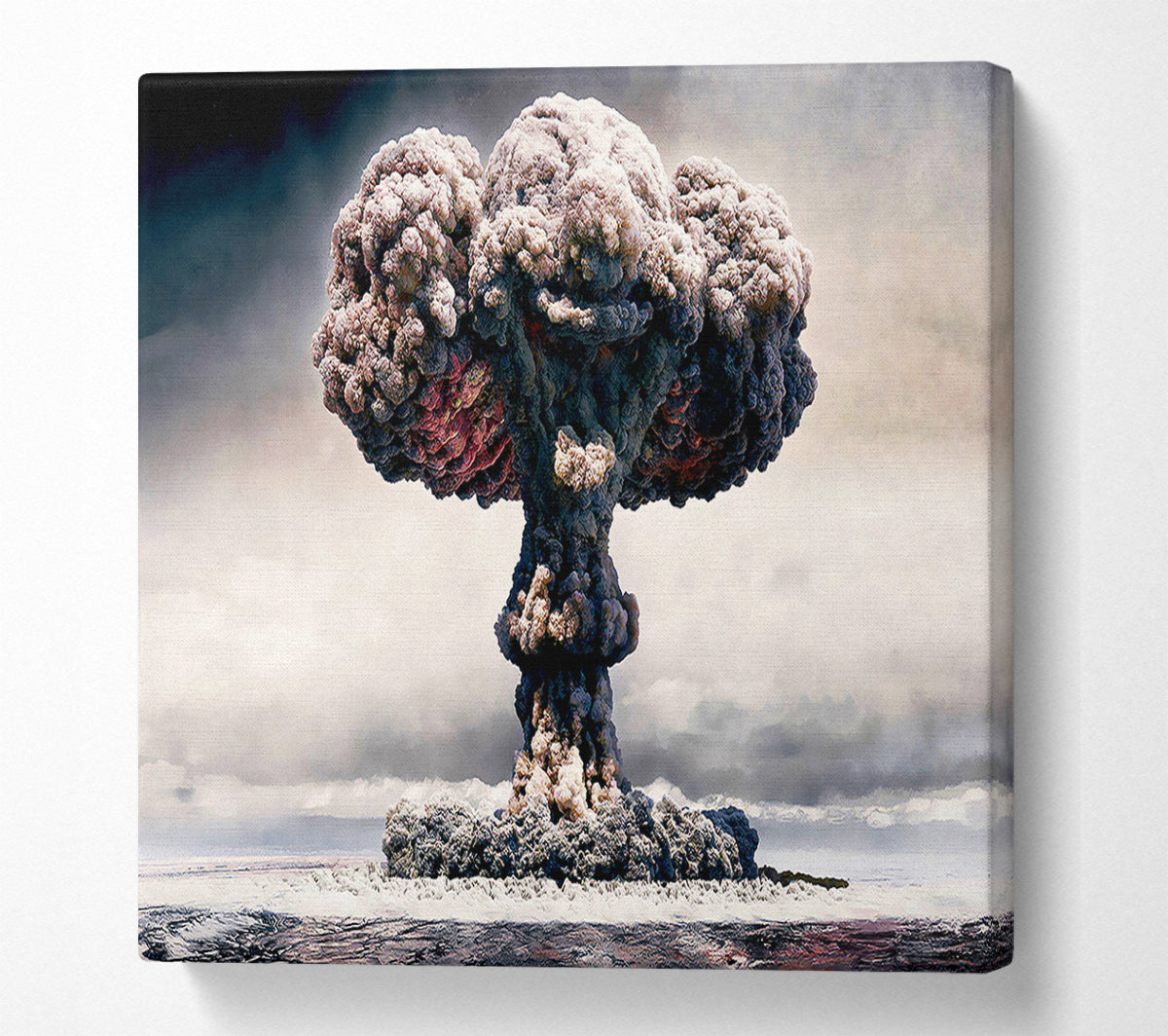 The Atom Bomb Blast Canvas Wall Art