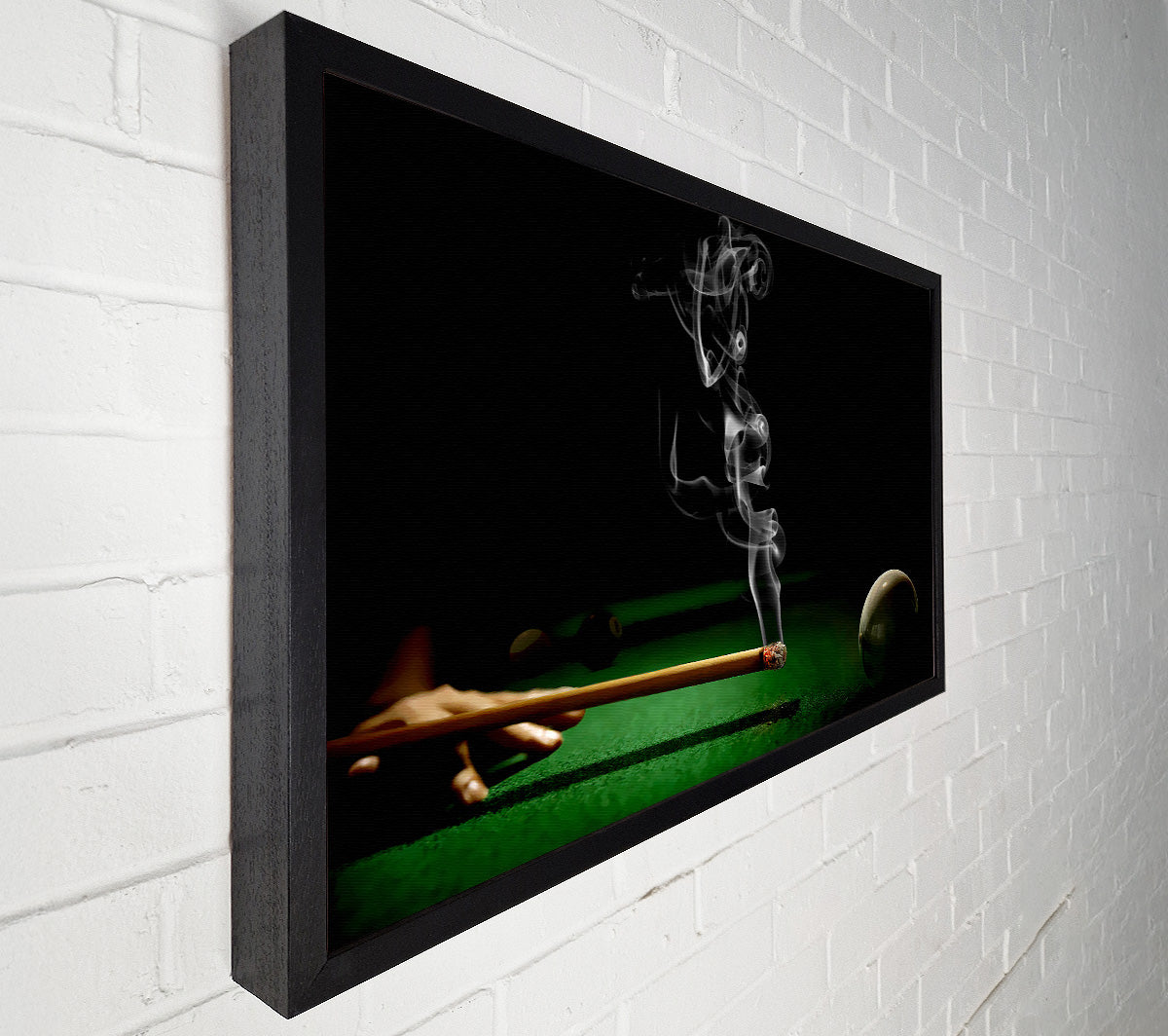 Smoking Cue Canvas Wall Art