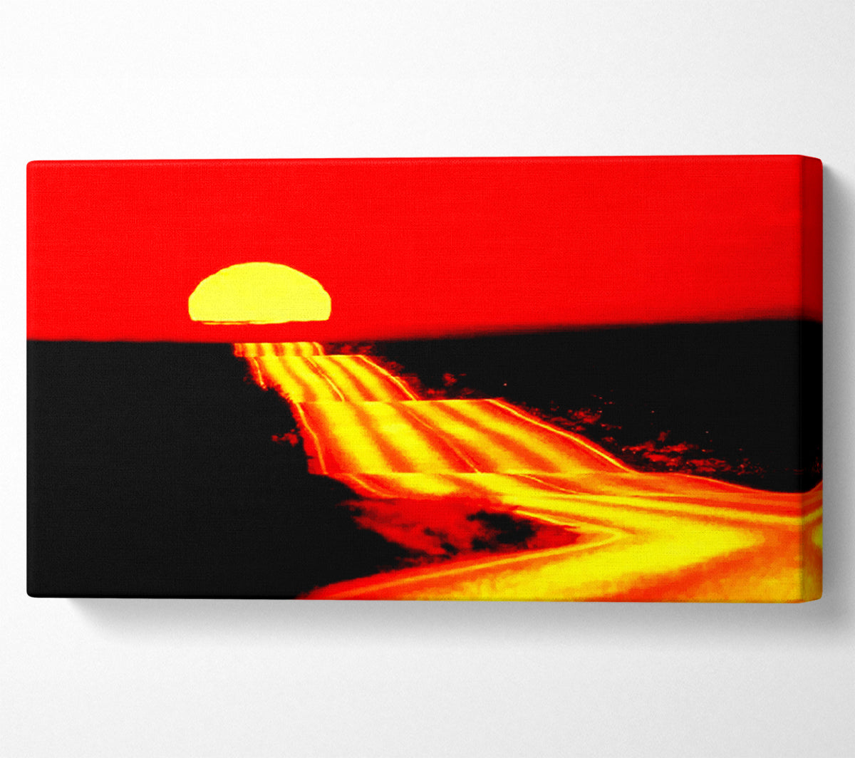 The Road To The Sun Canvas Wall Art