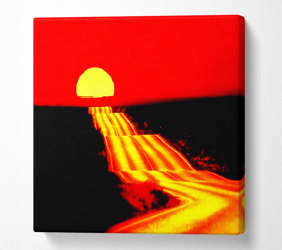 The Road To The Sun Canvas Wall Art