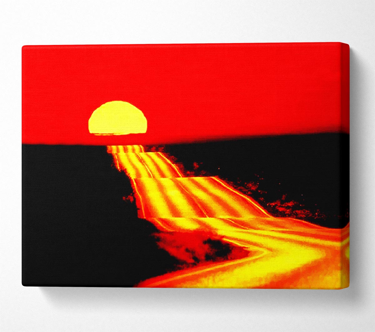 The Road To The Sun Canvas Wall Art