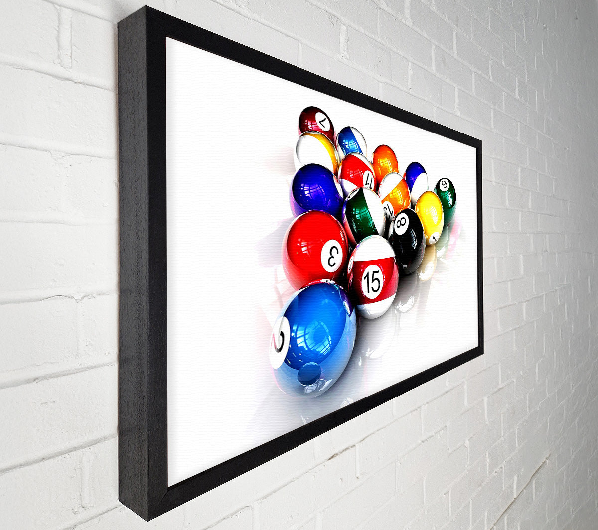 Pool Balls Canvas Wall Art
