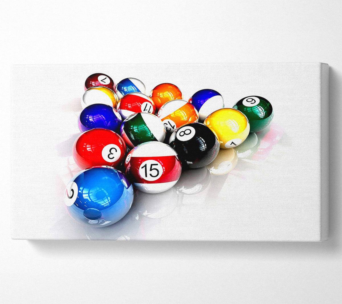 Pool Balls Canvas Wall Art