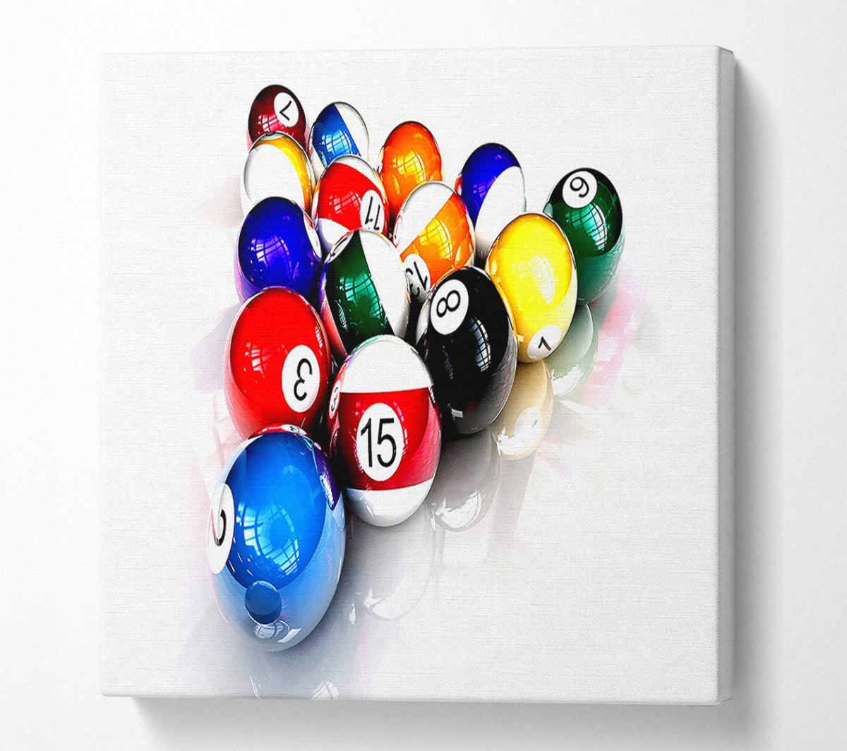 Pool Balls Canvas Wall Art