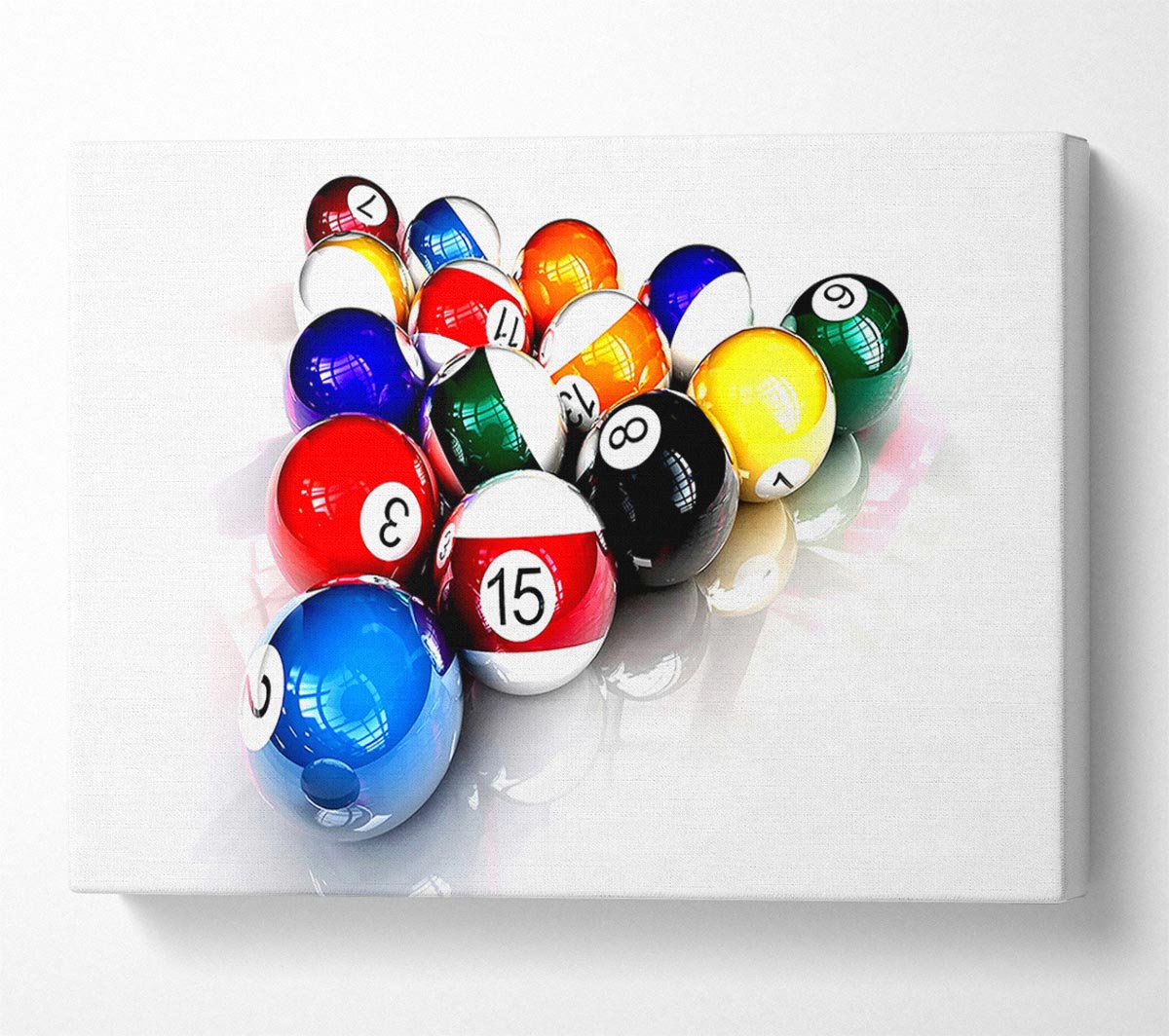 Pool Balls Canvas Wall Art