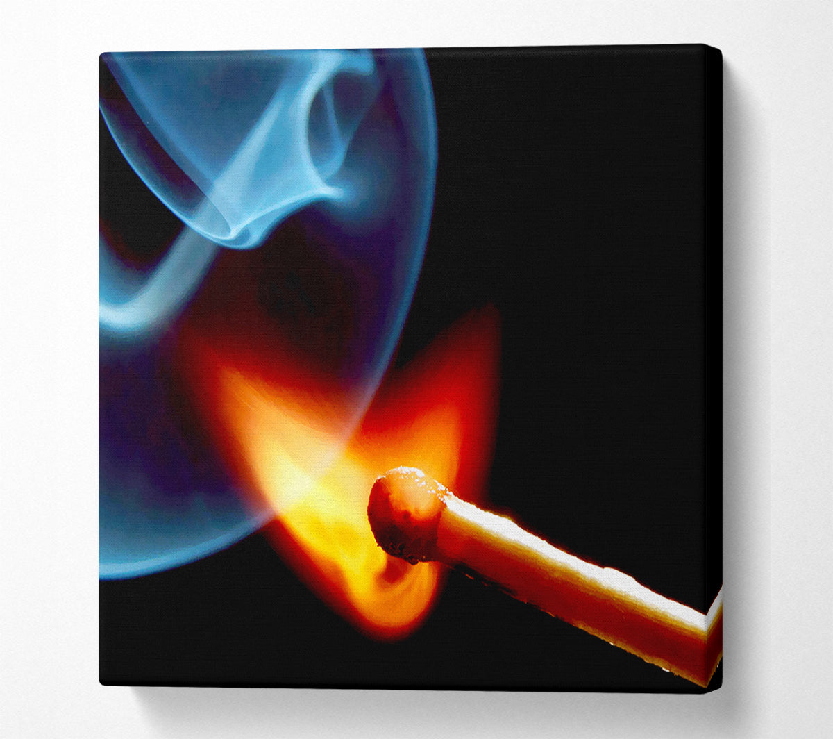 Striking The Match Canvas Wall Art