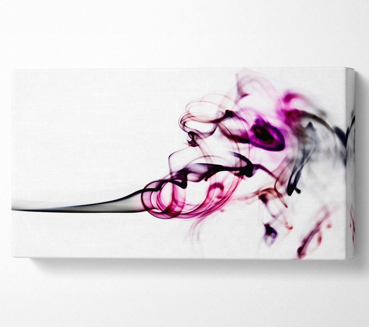 Pink Smoke Fury Canvas Wall Art