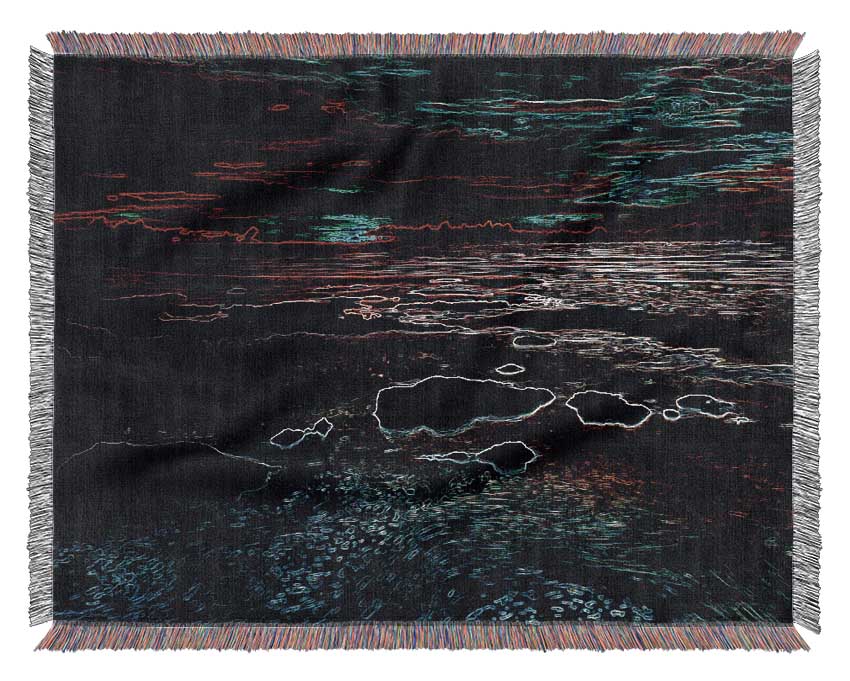 Abstract Neon Seascape