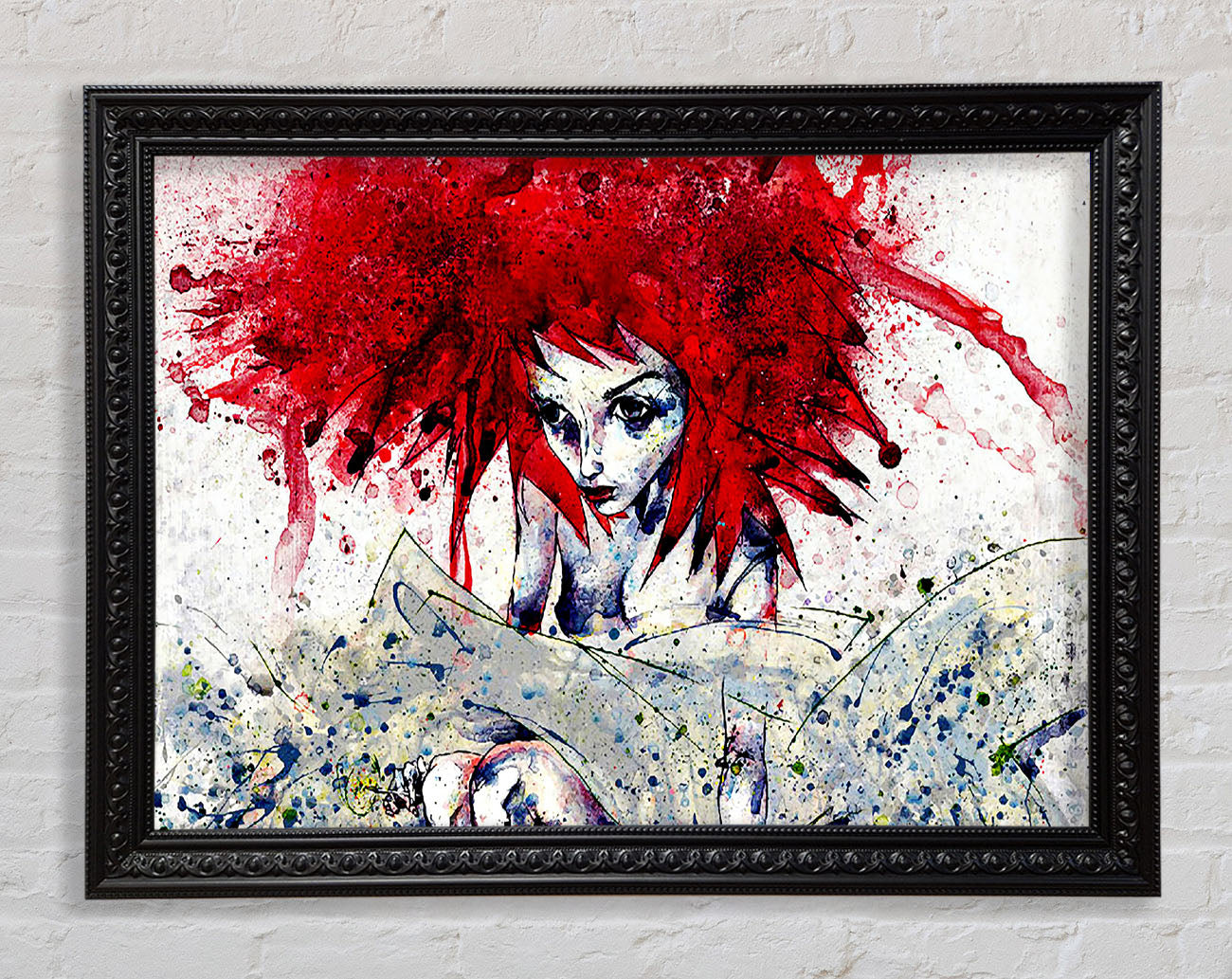 Pixie At The Bottom Of The Garden Framed Print