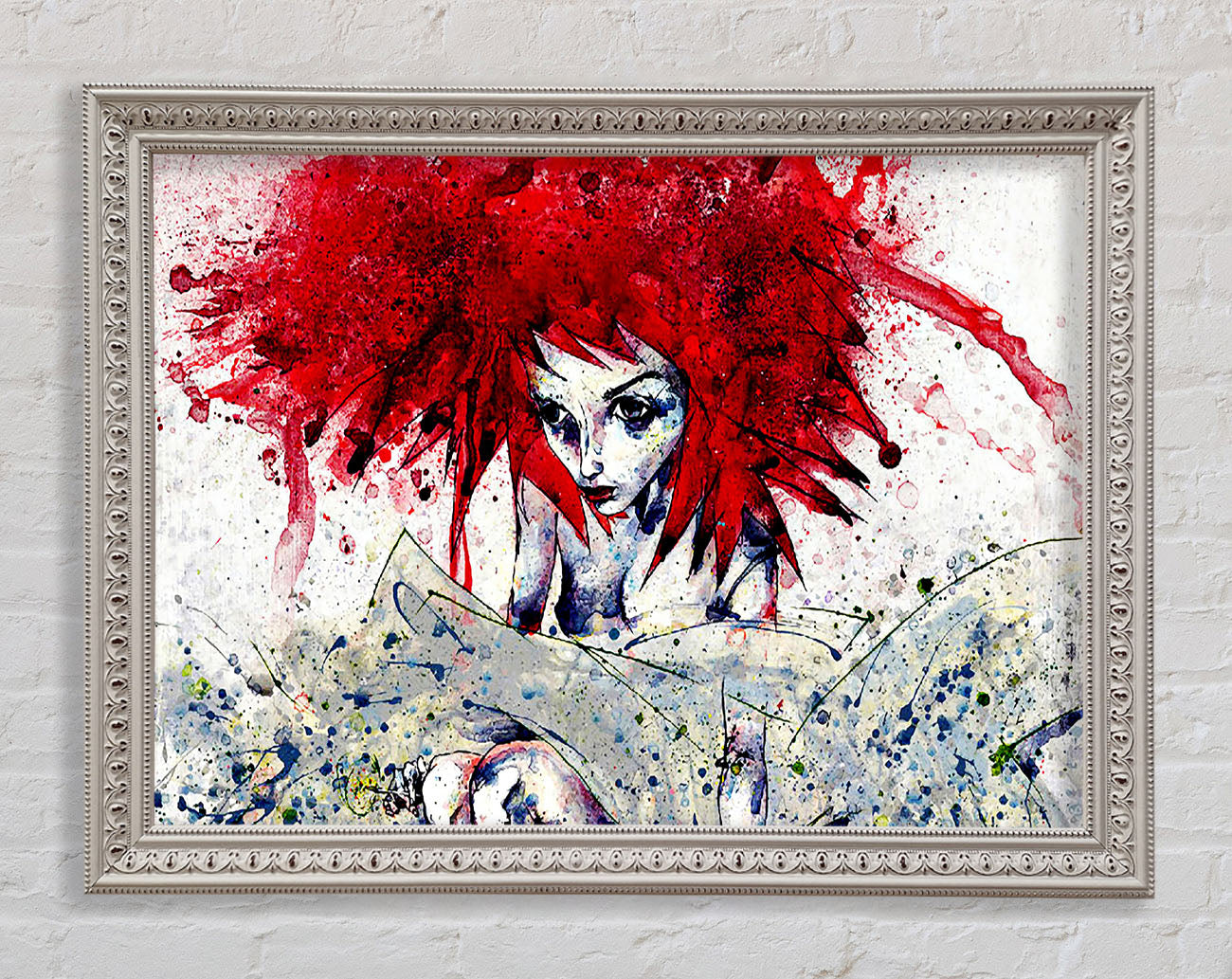 Pixie At The Bottom Of The Garden Framed Print