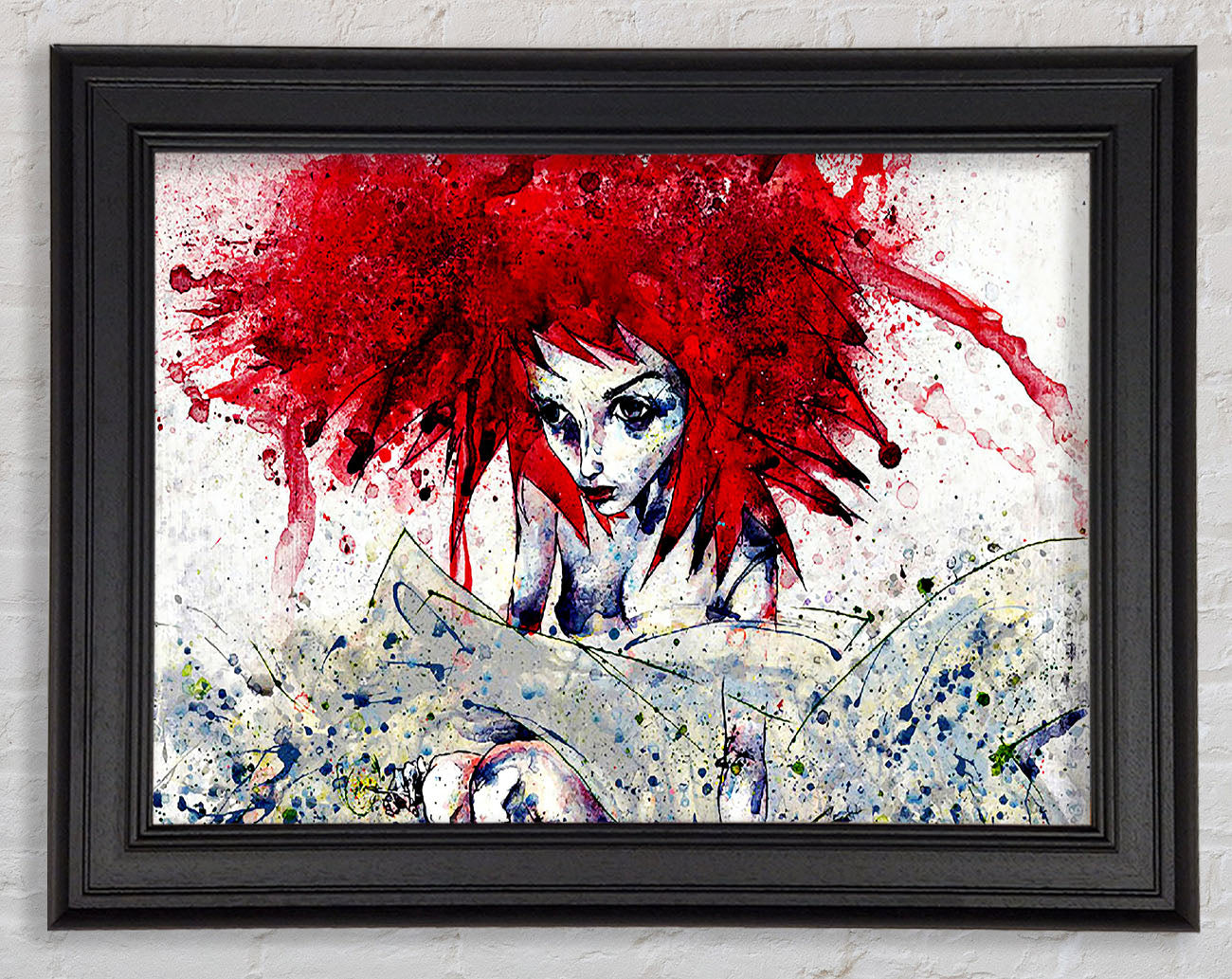 Pixie At The Bottom Of The Garden Framed Print