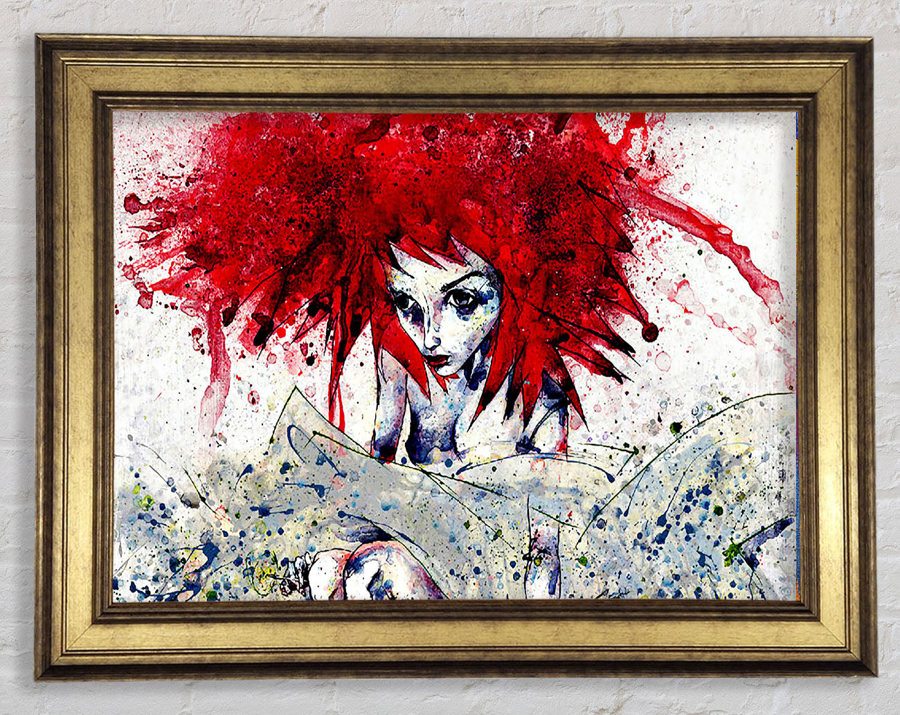 Pixie At The Bottom Of The Garden Framed Print