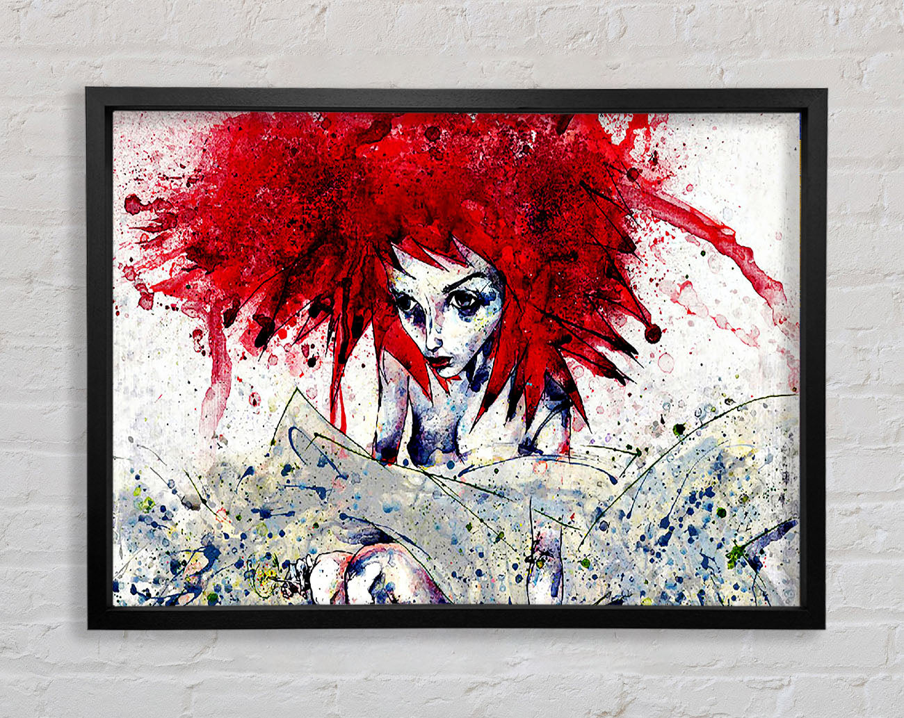 Pixie At The Bottom Of The Garden Framed Print