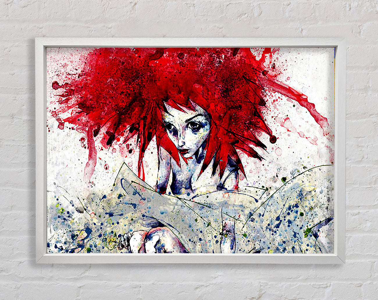 Pixie At The Bottom Of The Garden Framed Print