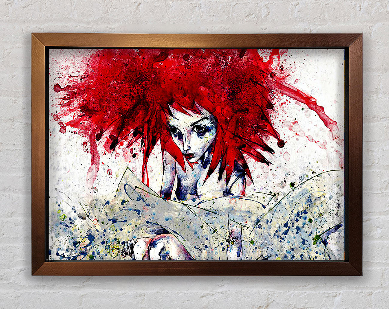 Pixie At The Bottom Of The Garden Framed Print