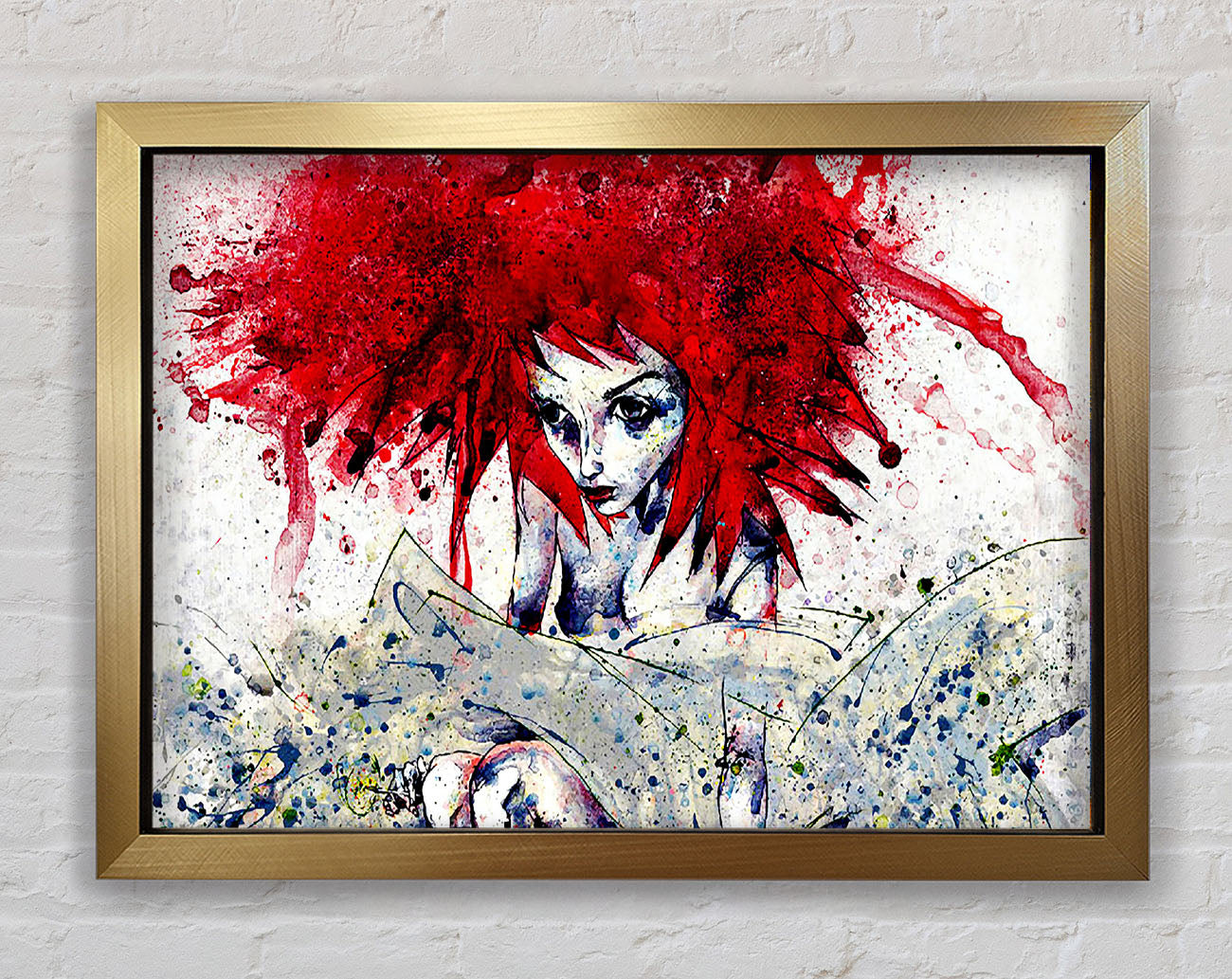 Pixie At The Bottom Of The Garden Framed Print