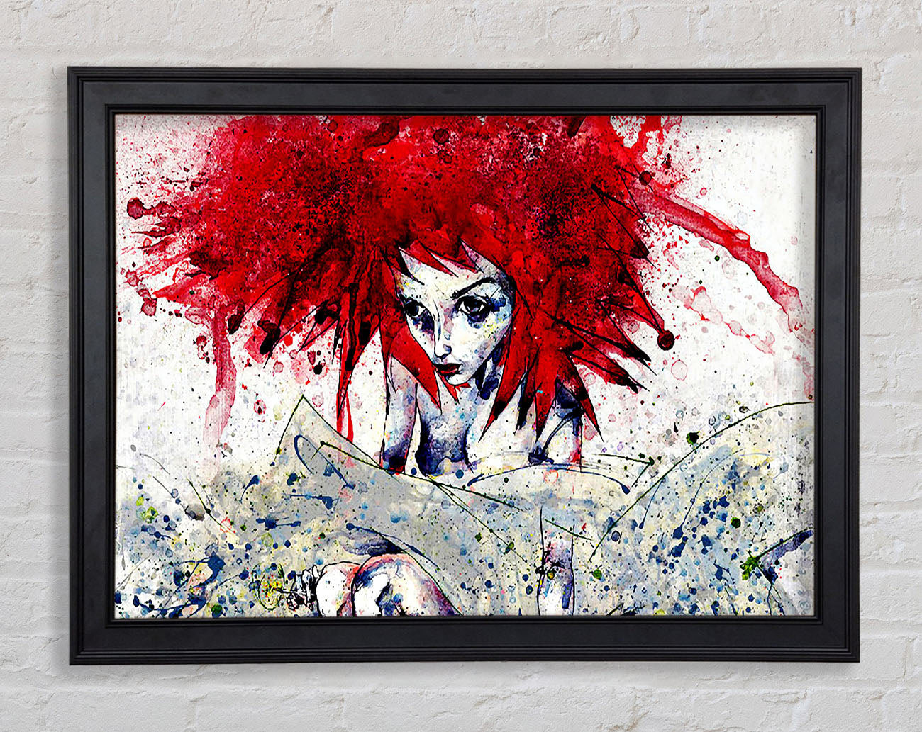Pixie At The Bottom Of The Garden Framed Print