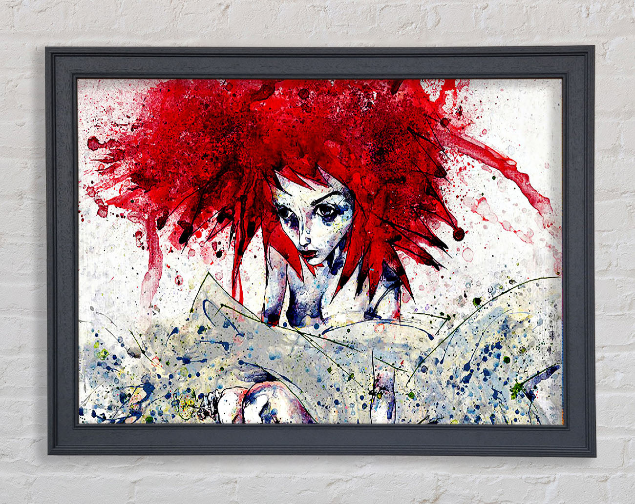 Pixie At The Bottom Of The Garden Framed Print