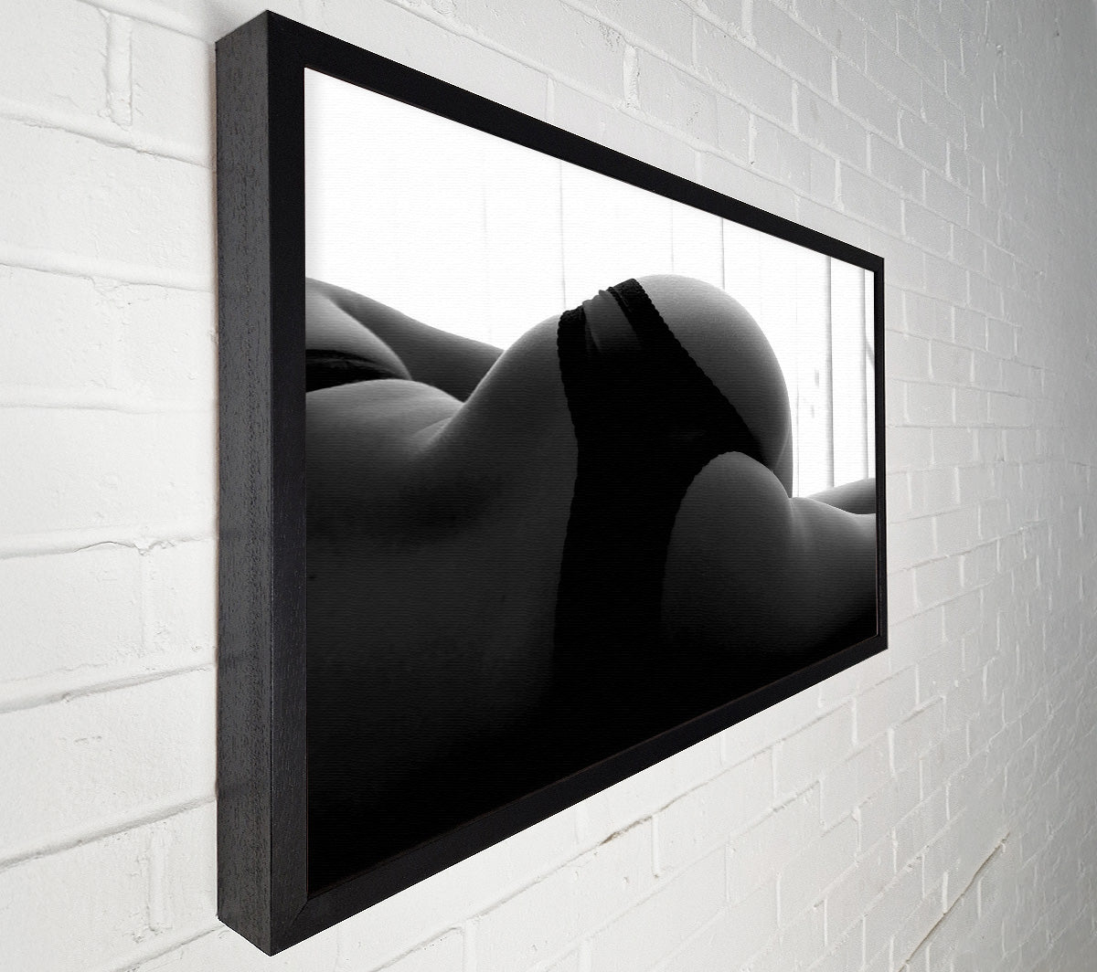 Shape Of A Woman Canvas Wall Art