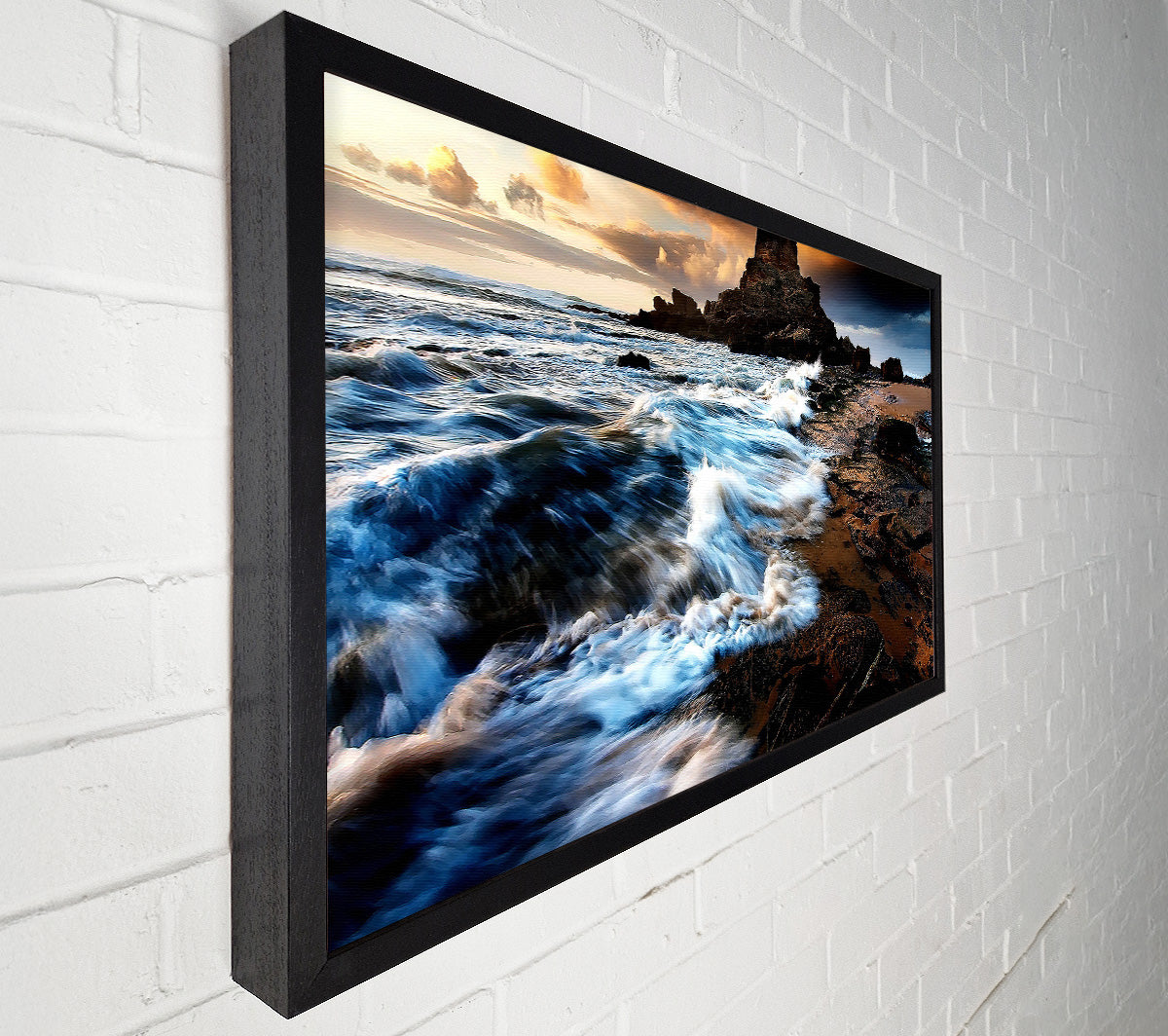 Ocean Waves Movement Canvas Print