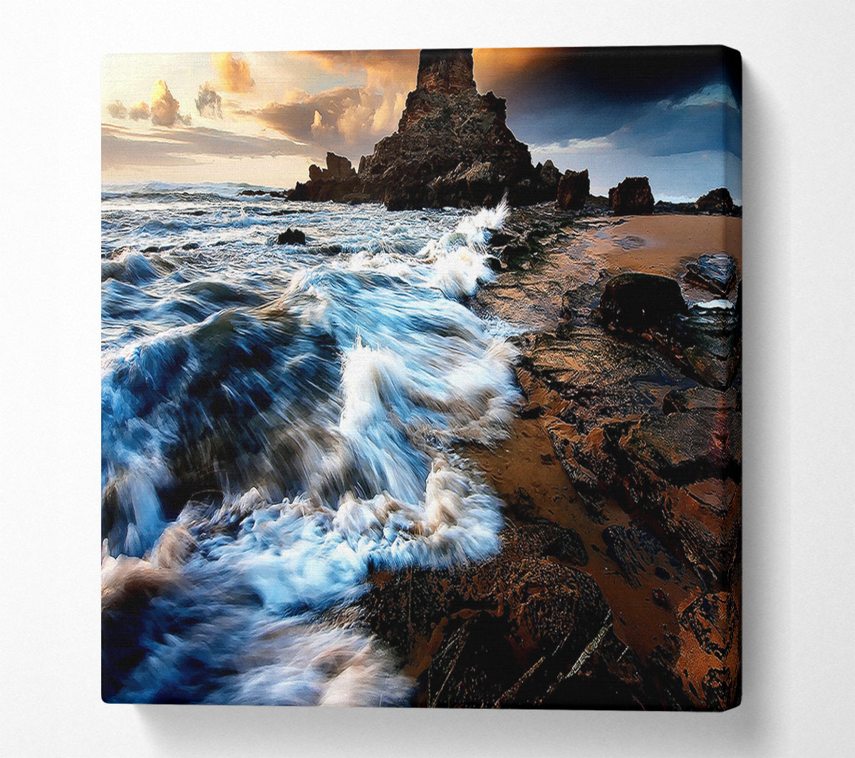 Ocean Waves Movement Canvas Print
