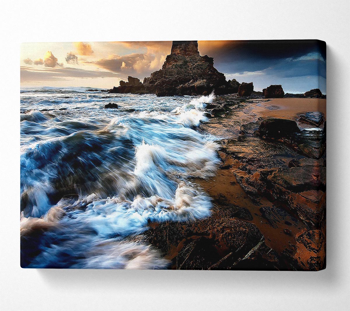 Ocean Waves Movement Canvas Print