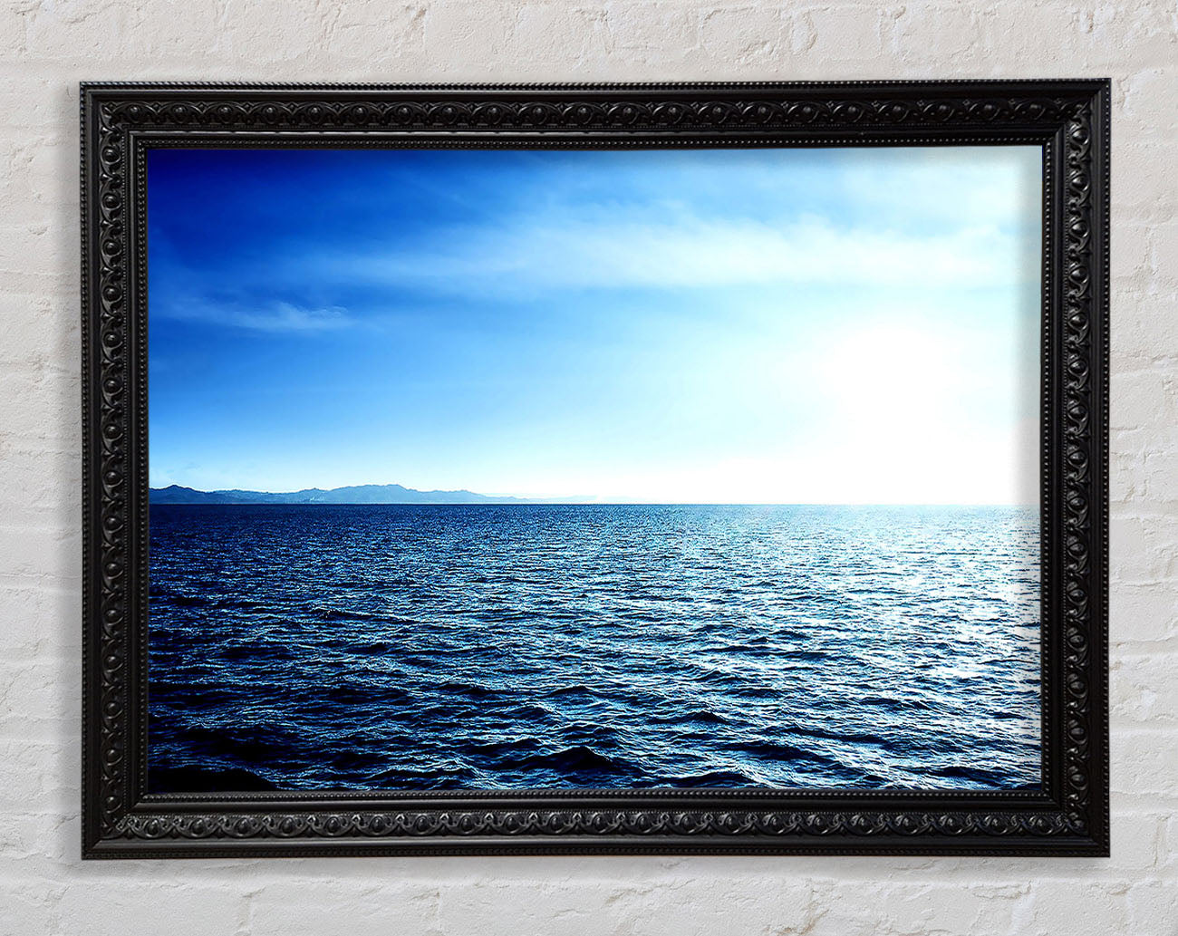 Blue Sea Framed Print