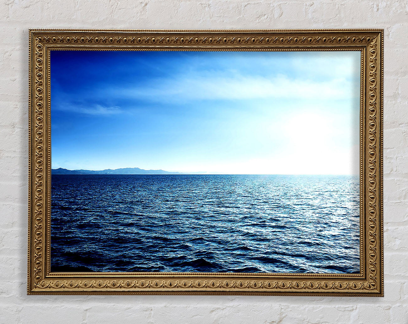Blue Sea Framed Print