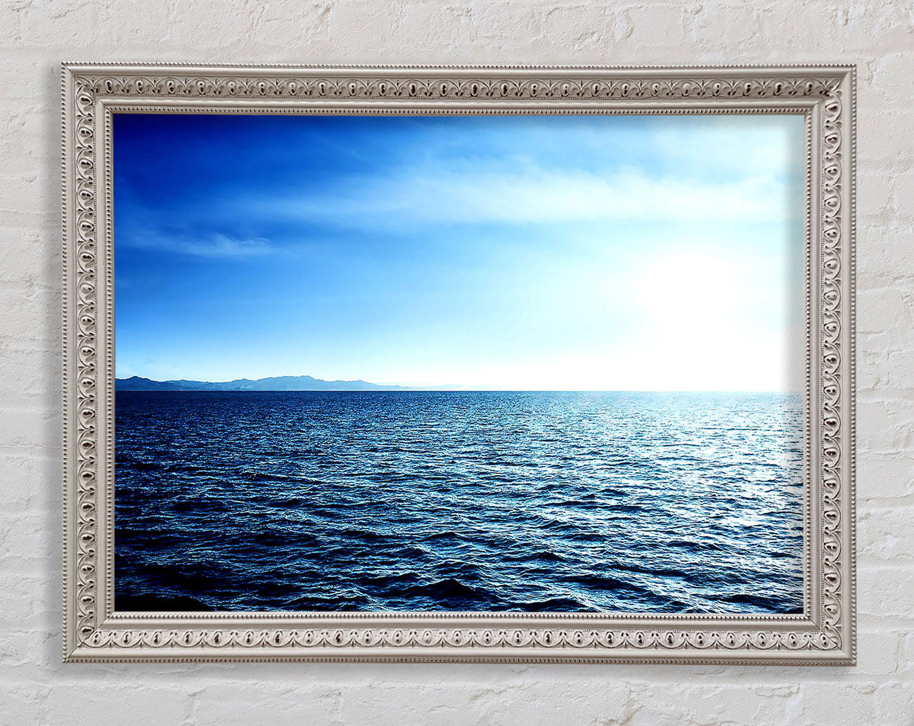 Blue Sea Framed Print