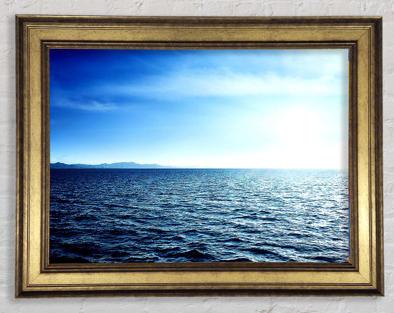 Blue Sea Framed Print