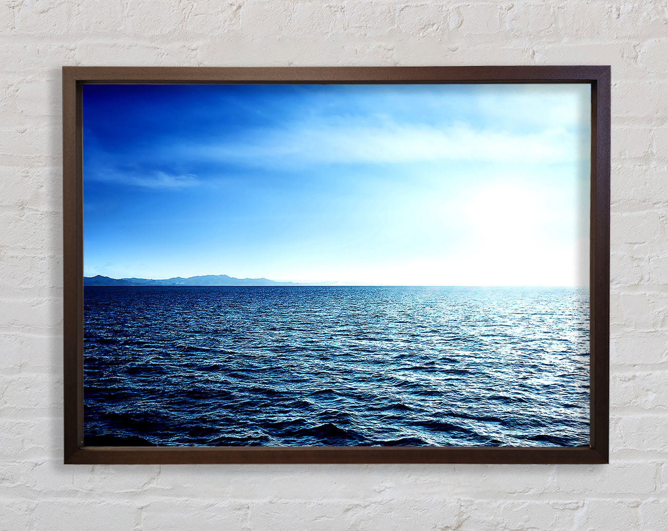 Blue Sea Framed Print