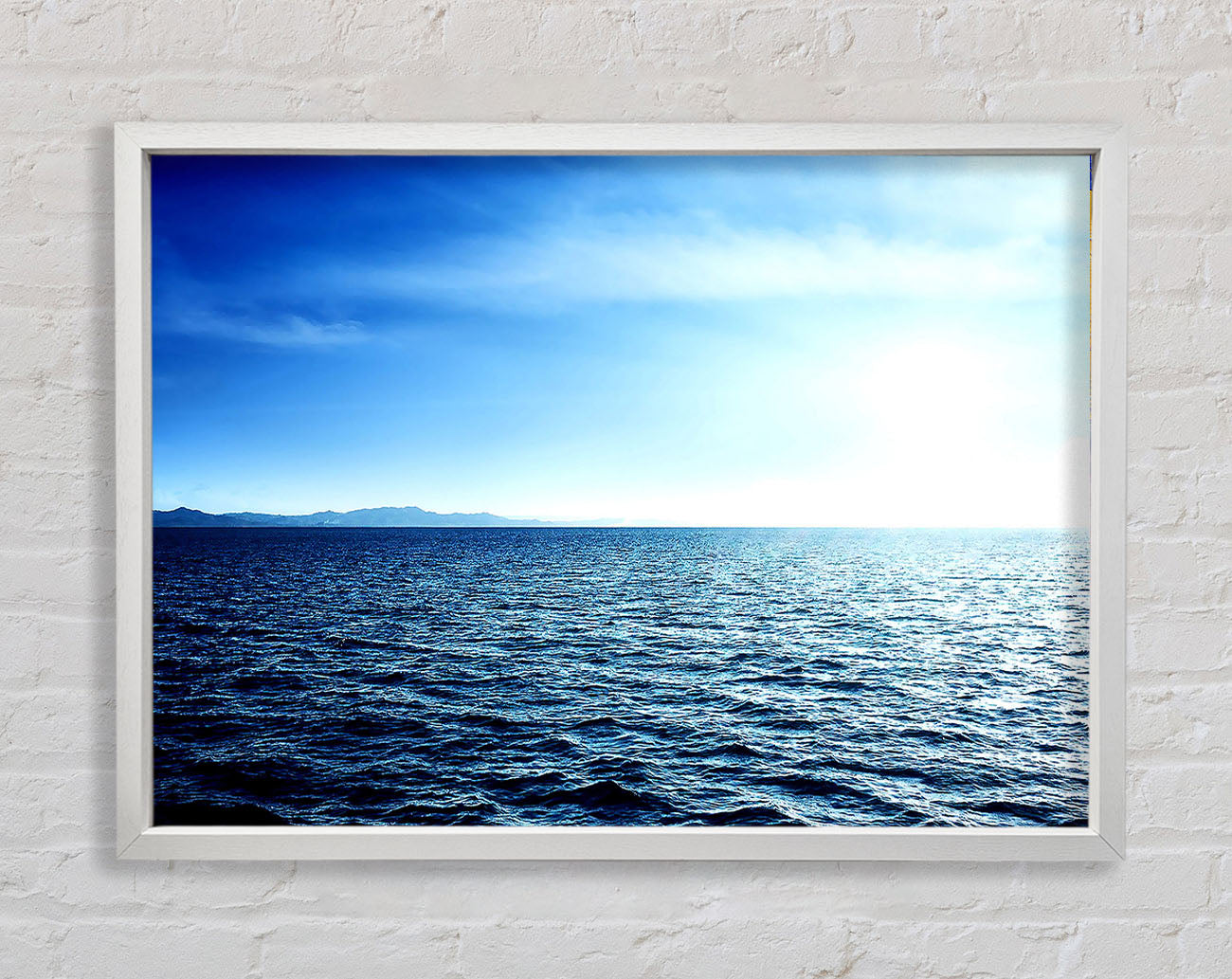 Blue Sea Framed Print