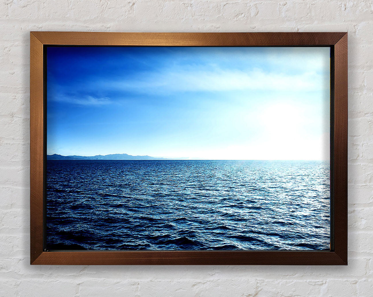 Blue Sea Framed Print