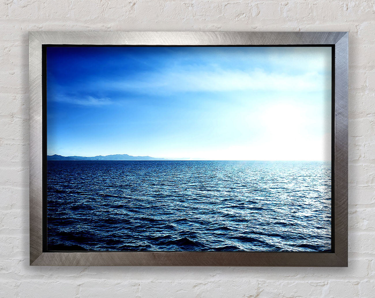 Blue Sea Framed Print