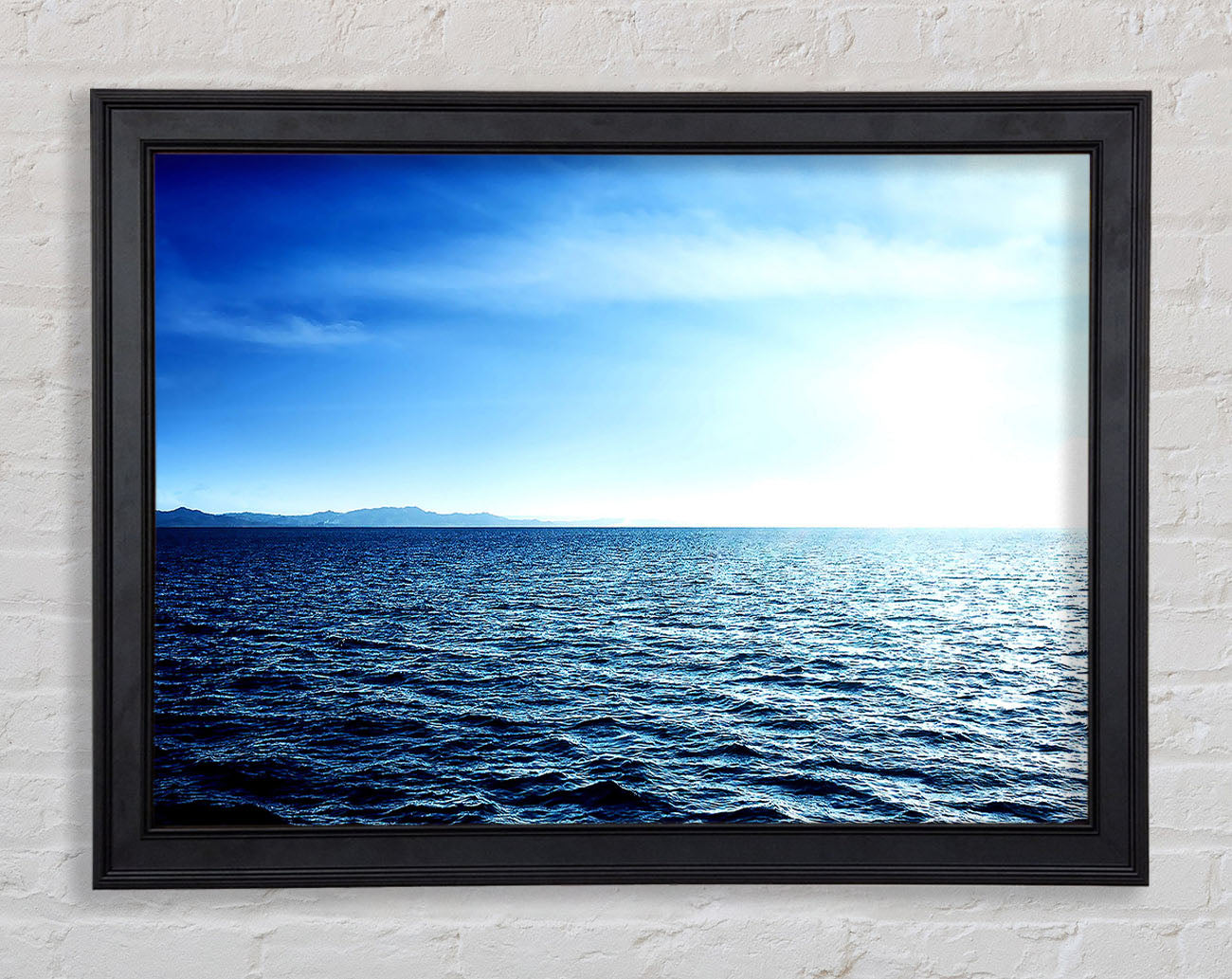 Blue Sea Framed Print