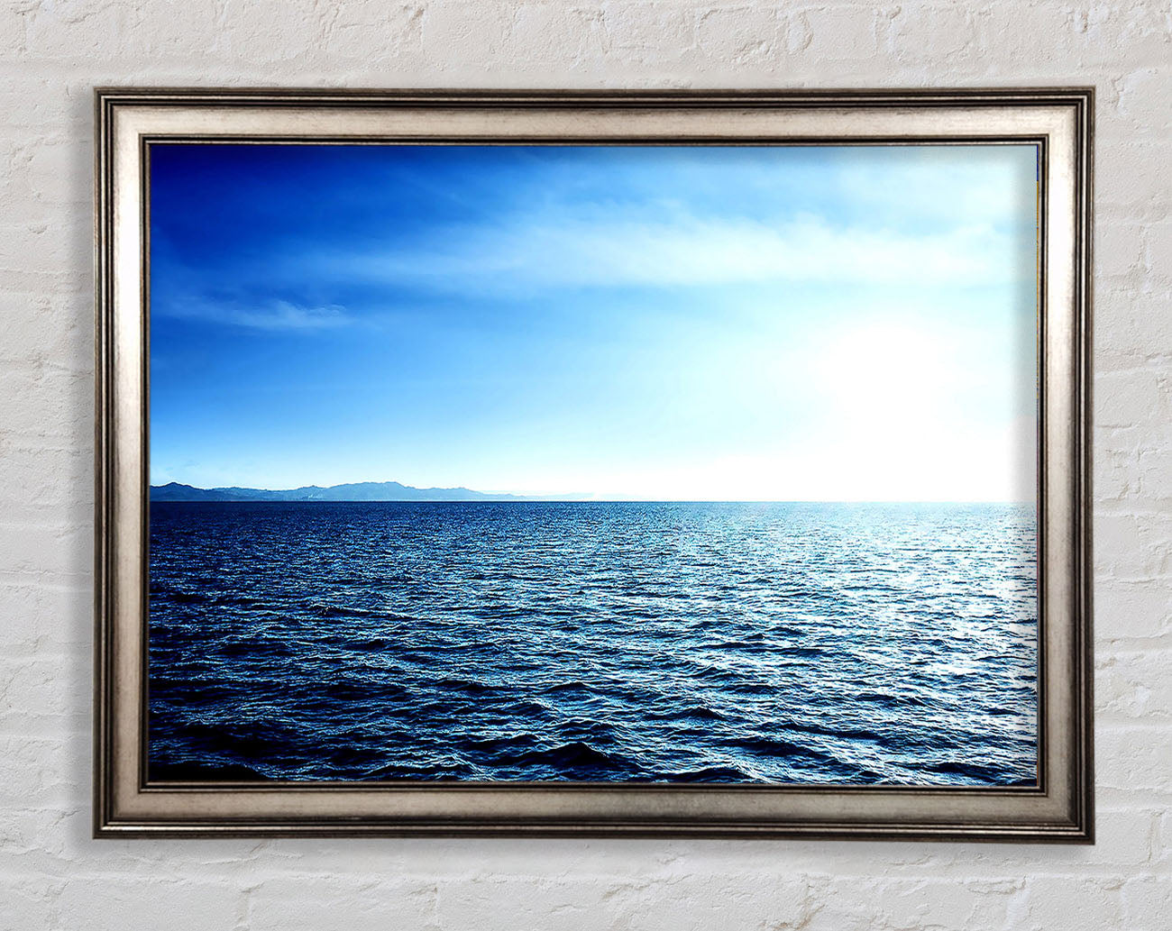 Blue Sea Framed Print