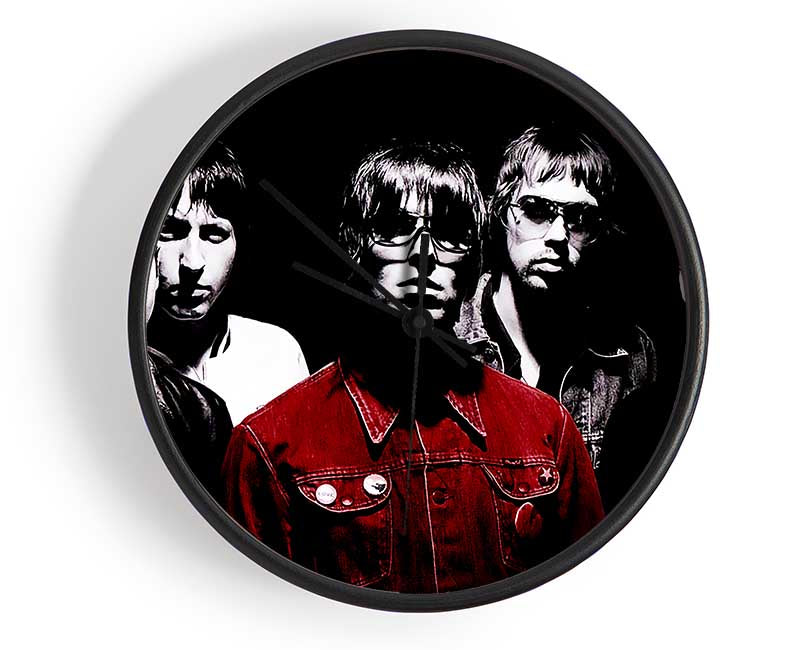 Oasis Liam Red Coat B n W