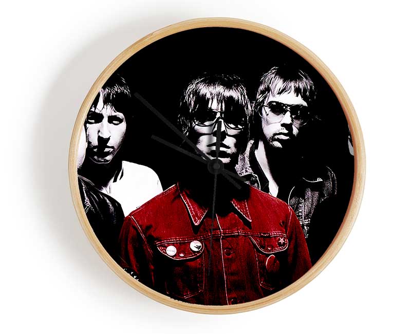 Oasis Liam Red Coat B n W