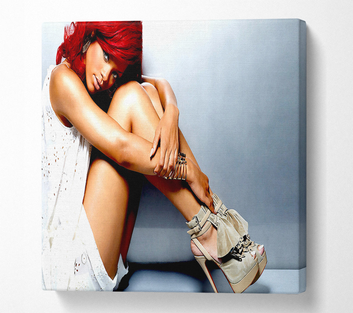 Rihanna Legs Canvas Wall Art