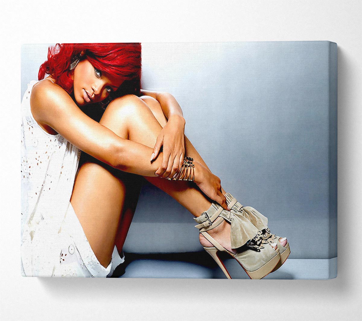 Rihanna Legs Canvas Wall Art