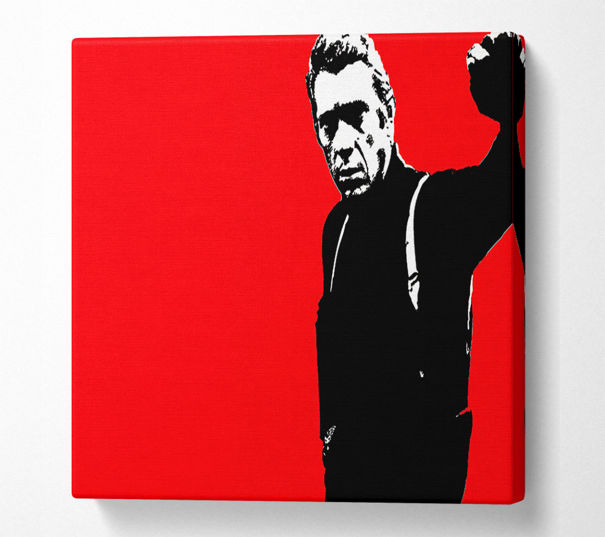 Steve Mcqueen Red Canvas Wall Art
