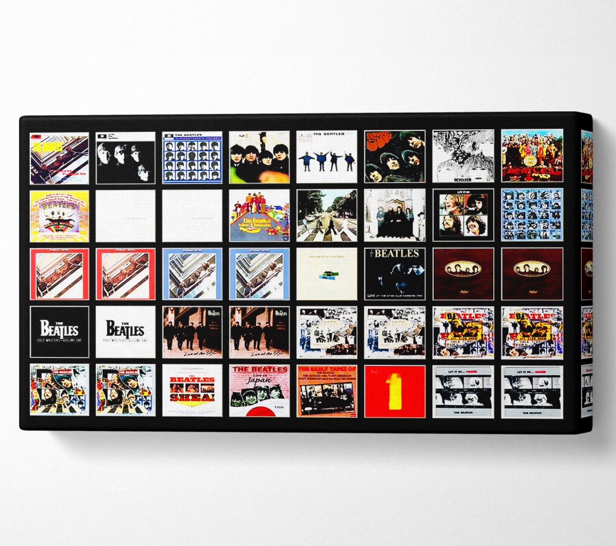 The Beatles Album Cover Canvas Wall Art