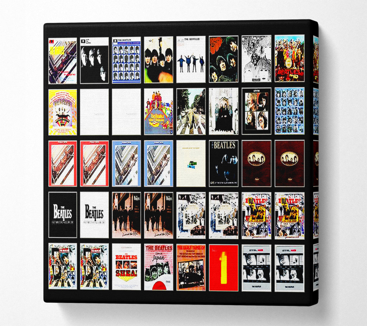 The Beatles Album Cover Canvas Wall Art