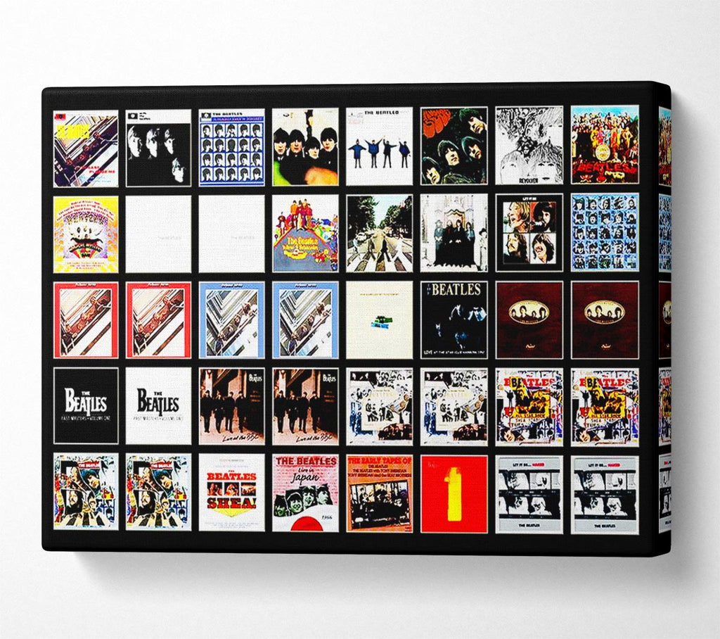 The Beatles Album Cover Canvas Wall Art