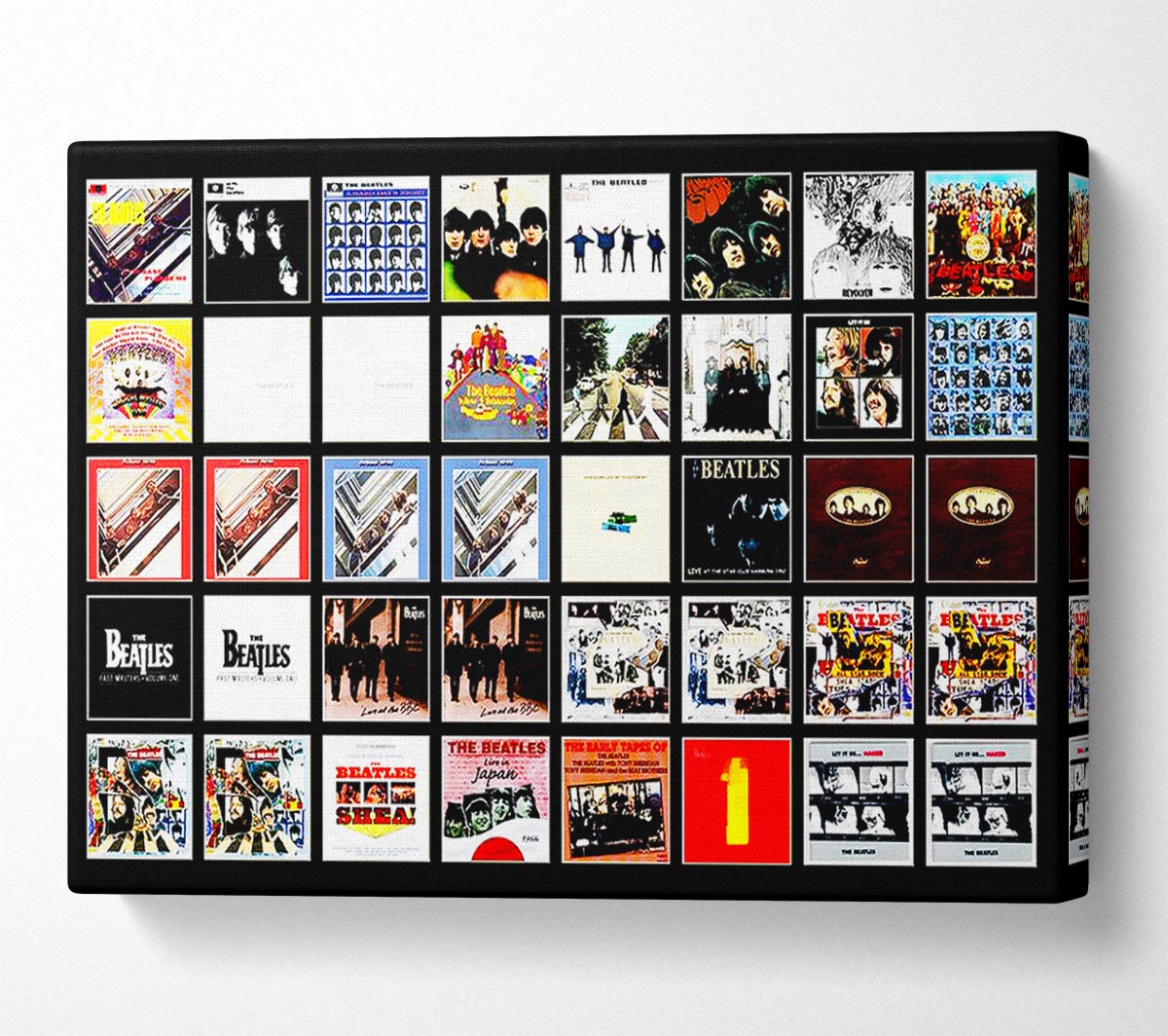 The Beatles Album Cover Canvas Wall Art