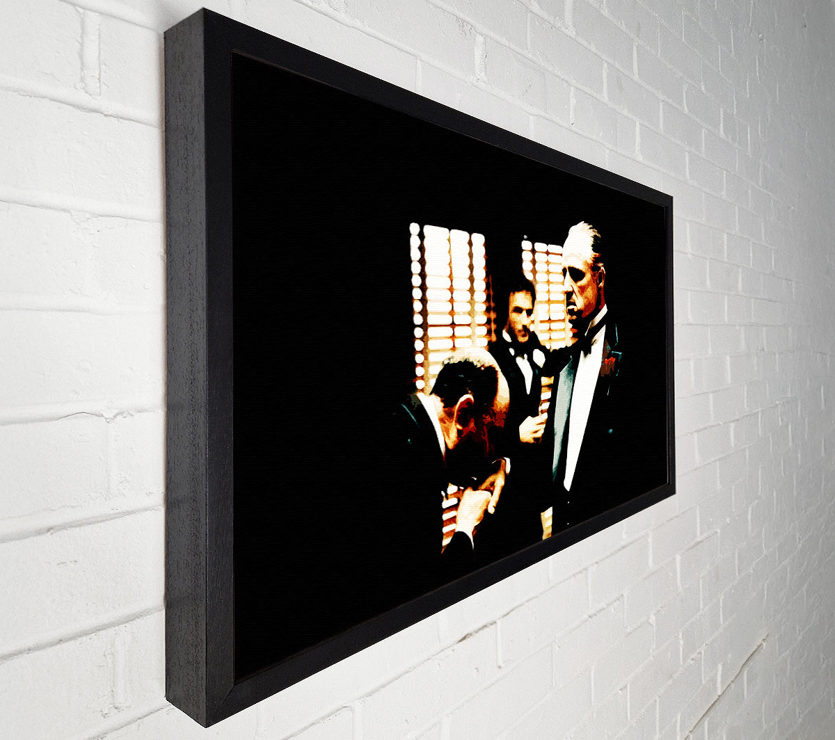 The Godfather Kiss Of Respect Canvas Wall Art
