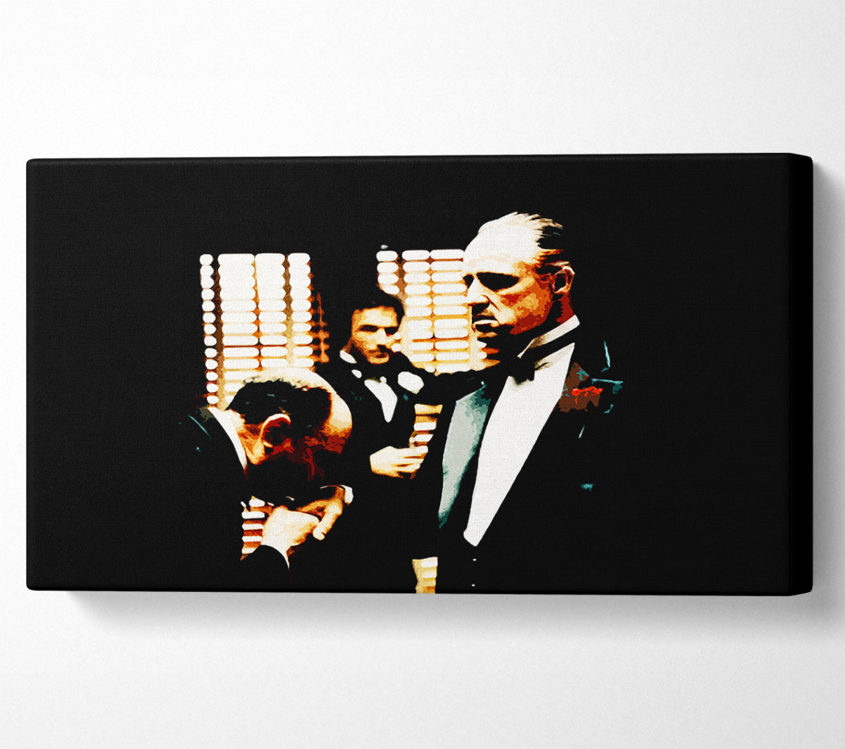 The Godfather Kiss Of Respect Canvas Wall Art